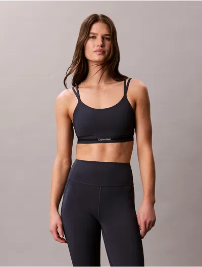 Calvin Klein Sport Calvin Klein Women's Icon Sport Low Support Sports Bra In Blue