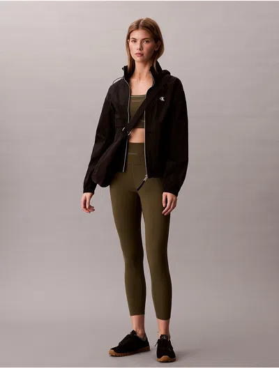 Calvin Klein Sport Calvin Klein Women's Icon Sport Piped 7/8 Leggings In Green