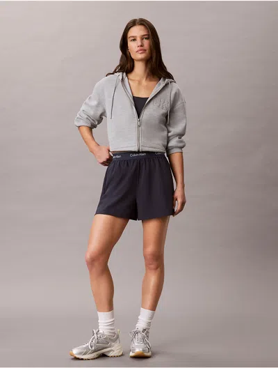 Calvin Klein Sport Calvin Klein Women's Icon Sport Woven Shorts In Gray