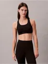 Calvin Klein Sport Calvin Klein Women's Invisibles High Support Gel Wire Sports Bra In Black