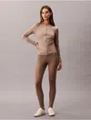 Calvin Klein Sport Calvin Klein Women's Invisibles Mesh High Waist Leggings In Brown