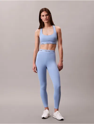 Calvin Klein Sport Calvin Klein Women's Modern Sport High Rise 7/8 Leggings In Blue