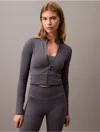 Calvin Klein Sport Calvin Klein Women's Rib Sport Cropped Jacket