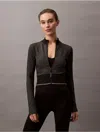 Calvin Klein Sport Calvin Klein Women's Rib Sport Cropped Jacket