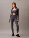 Calvin Klein Sport Calvin Klein Women's Rib Sport Leggings In Blue