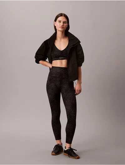 Calvin Klein Sport Calvin Klein Women's Soft Sport 7/8 Leggings In Black
