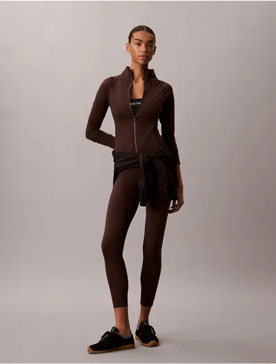 Calvin Klein Sport Calvin Klein Women's Soft Sport 7/8 Leggings In Brown