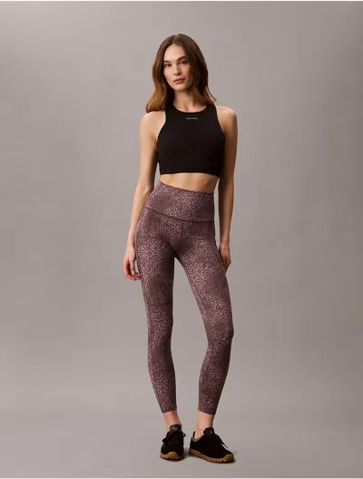 Calvin Klein Sport Calvin Klein Women's Soft Sport 7/8 Leggings In Brown