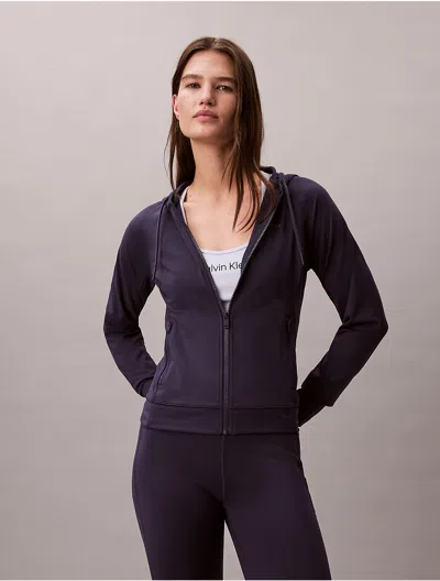Calvin Klein Sport Calvin Klein Women's Soft Sport Hoodie In Purple