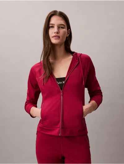 Calvin Klein Sport Calvin Klein Women's Soft Sport Hoodie In Red