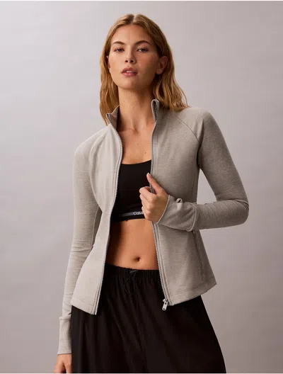 Calvin Klein Sport Calvin Klein Women's Soft Sport Jacket In Gray