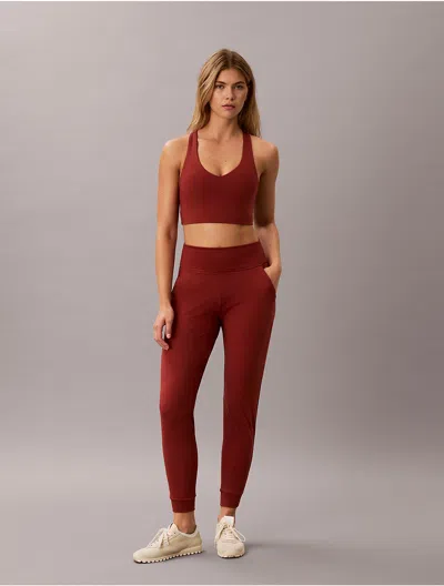 Calvin Klein Sport Calvin Klein Women's Soft Sport Joggers In Burgundy
