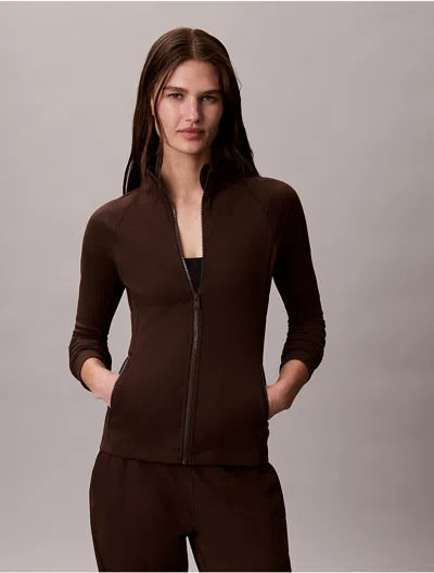 Calvin Klein Sport Calvin Klein Women's Soft Sport Lightweight Jacket In Brown