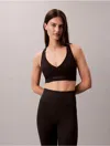Calvin Klein Sport Calvin Klein Women's Soft Sport Medium Impact Sports Bra In Black