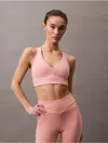 Calvin Klein Sport Calvin Klein Women's Soft Stretch Sport Bra In Pink