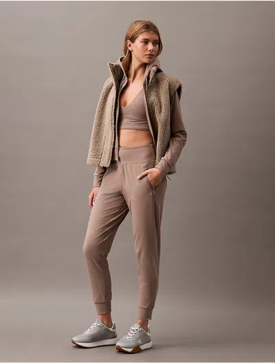 Calvin Klein Sport Calvin Klein Women's Soft Stretch Sport Jogger In Brown