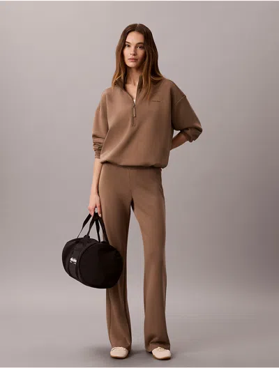 Calvin Klein Sport Calvin Klein Women's Ultra Soft Knit Sweatpants In Brown
