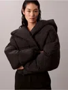 Calvin Klein Sport Calvin Klein Women's Wrap Puffer Jacket In Black