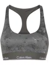 Calvin Klein Sport Calvin Klein Reggiseno Sportivo Con Banda Logo In Gray