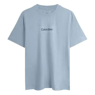 Calvin Klein Sport Logo T-shirt In Blue