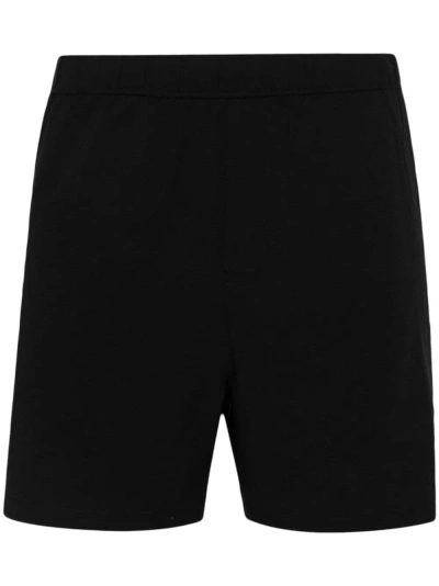 Calvin Klein Sport Shorts Con Ricamo In Black