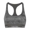 Calvin Klein Sport Calvin Klein Reggiseno Sportivo Con Banda Logo In Gray