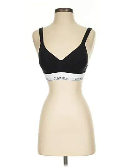 Pre-owned Calvin Klein Sports Bra In Black