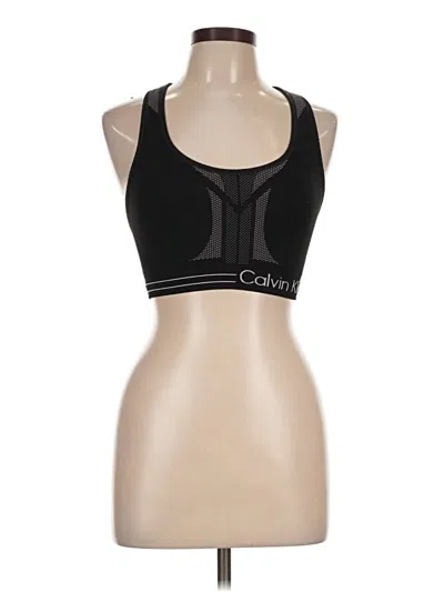 Pre-owned Calvin Klein Sports Bra In Black