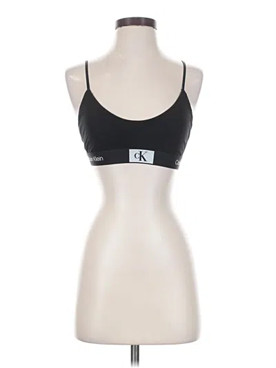Pre-owned Calvin Klein Sports Bra In Black