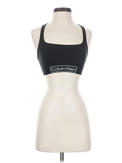 Pre-owned Calvin Klein Sports Bra In Black