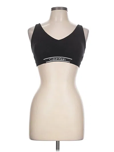 Pre-owned Calvin Klein Sports Bra In Black
