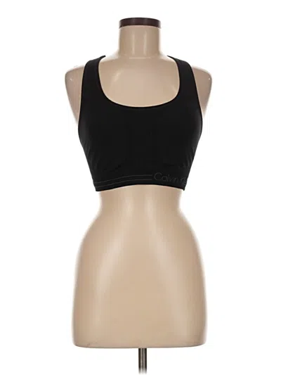 Pre-owned Calvin Klein Sports Bra In Black