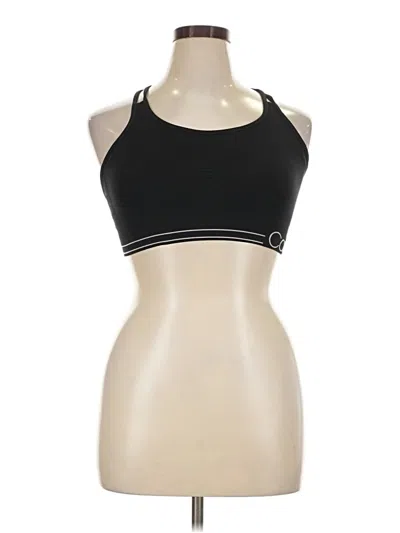 Pre-owned Calvin Klein Sports Bra In Black