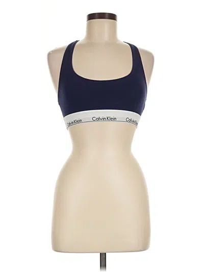 Pre-owned Calvin Klein Sports Bra In Blue