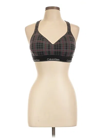 Pre-owned Calvin Klein Sports Bra In Brown