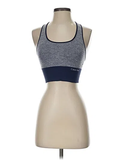 Pre-owned Calvin Klein Sports Bra In Gray