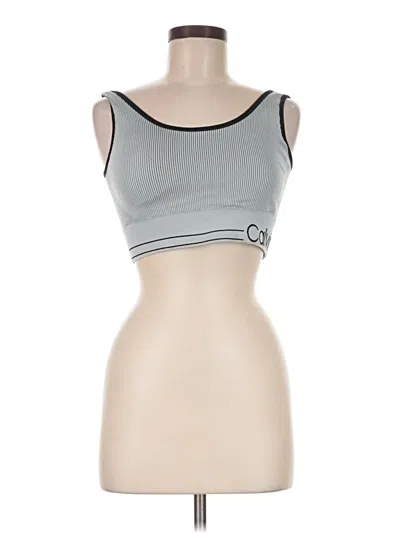 Pre-owned Calvin Klein Sports Bra In Gray