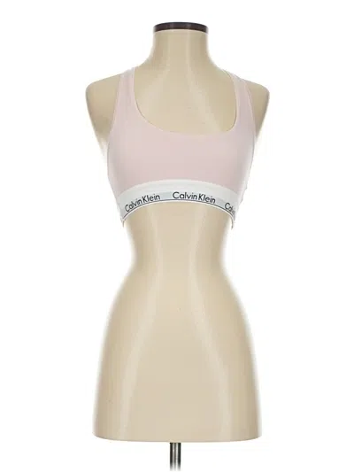 Pre-owned Calvin Klein Sports Bra In Pink