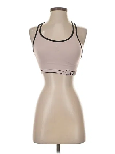 Pre-owned Calvin Klein Sports Bra In Tan