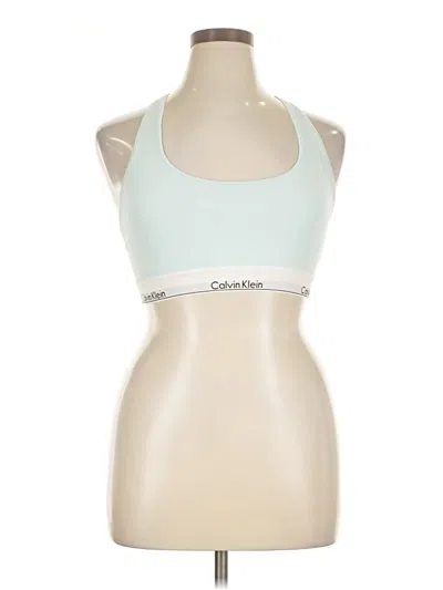 Pre-owned Calvin Klein Sports Bra In Teal