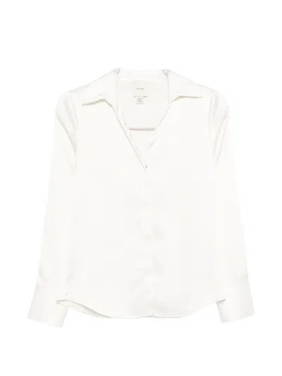 Calvin Klein Spread-collar Shirt In White