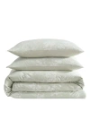 Calvin Klein Spring Branches Comforter & Sham Set In Pearl Grey