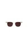 Calvin Klein Square-frame Sunglasses In Red