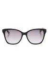Calvin Klein Square-frame Sunglasses In Schwarz