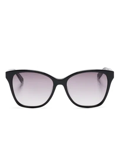 Calvin Klein Square-frame Sunglasses In Schwarz