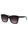 Calvin Klein Squared Sunglasses Ck21506 S 001 In Black