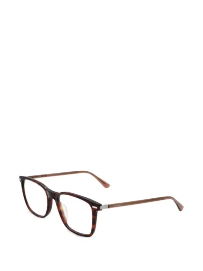 Calvin Klein 스퀘어 프레임 안경 In Brown