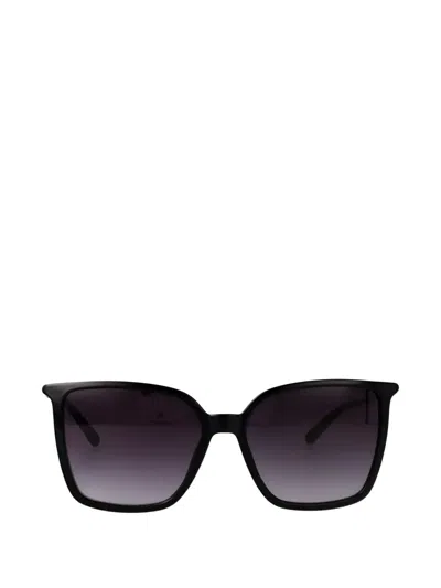 Calvin Klein Square-frame Sunglasses In Black