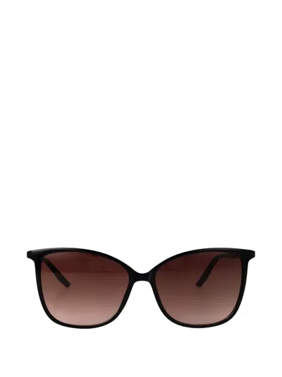 Calvin Klein Square-frame Sunglasses In Black