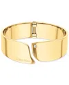 Calvin Klein Women's Minimalist Organic Shape Bangle In Gold